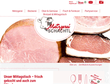 Tablet Screenshot of markthaus-schachtl.de
